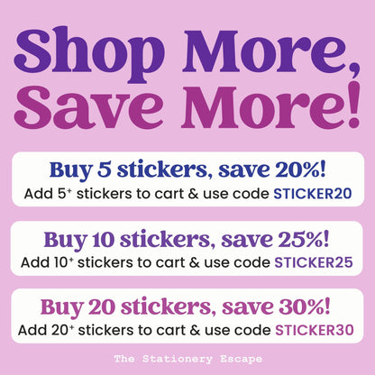 My Weekend is Totally Booked Sticker