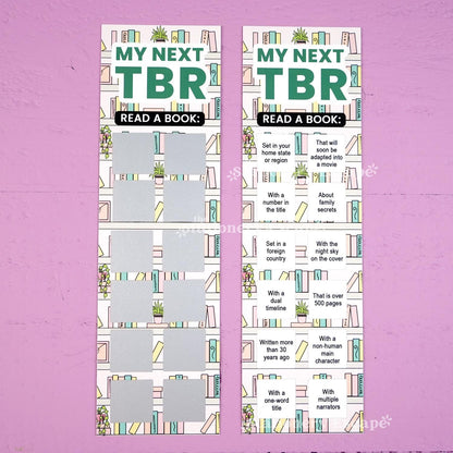 All-Genre TBR (To Be Read) Scratch-Off Bookmark