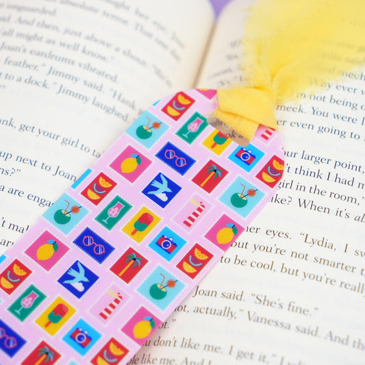 Vacation Stamps Flexible Plastic Bookmark