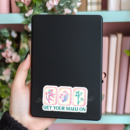 Get Your Mahj On Sticker