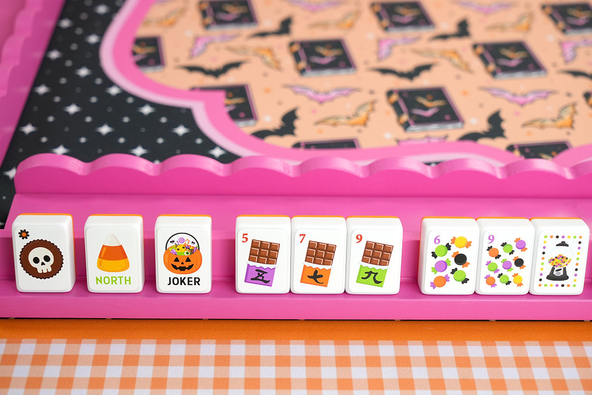 Halloween Candy Mahjong Tile Stickers - Set of 160