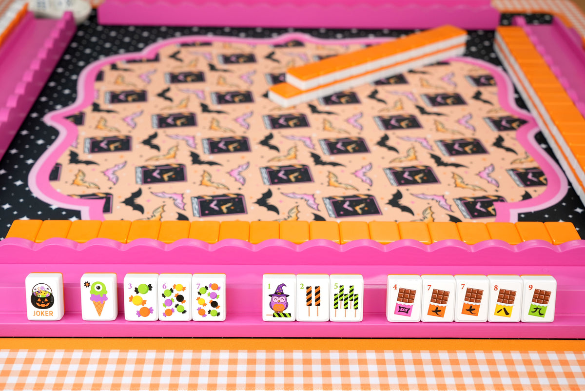 Halloween Candy Mahjong Tile Stickers - Set of 160