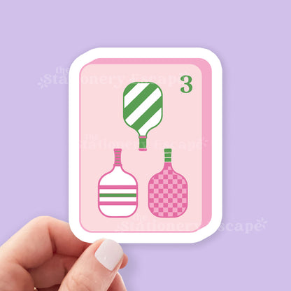 Preppy Country Club Mahjong Tile Stickers