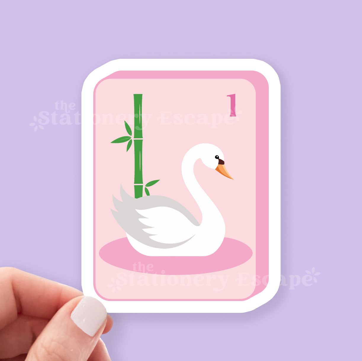 Preppy Country Club Mahjong Tile Stickers