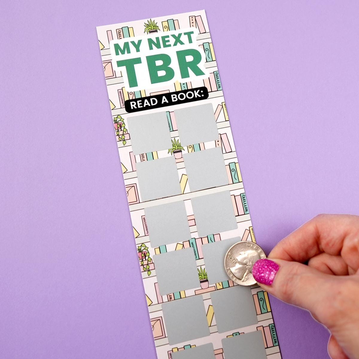 All-Genre TBR (To Be Read) Scratch-Off Bookmark